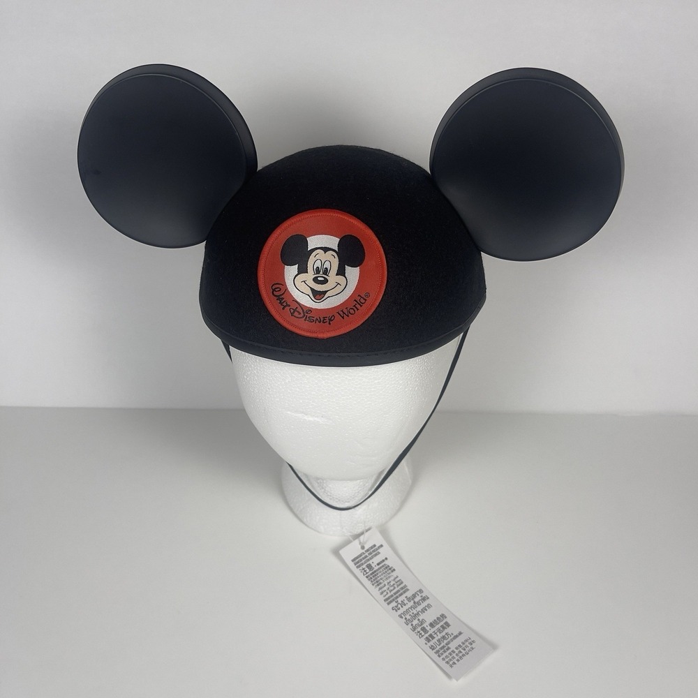 NEW Walt Disney World Official Mickey Mouse Club Mouseketeers Ears Black Cap